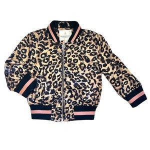Urban Republic | Girl’s Collection Sateen Leopard Bomber Jacket | 24M